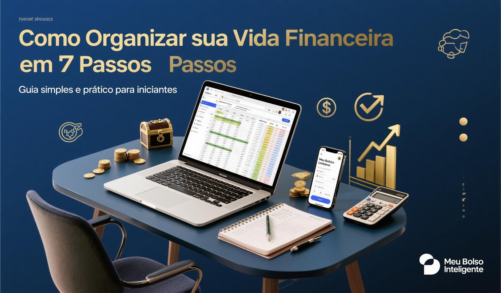 Como Organizar sua Vida Financeira em 7 Passos Simples